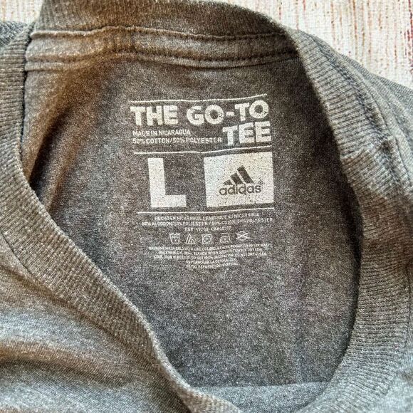 NWOT Adult Large Adidas Go-To Tee SS TShirt - Picture 2 of 5